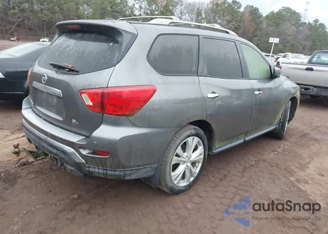 2018 Nissan Pathfinder Sl z USA, uszkodzony, nr VIN 5N1DR2MN6JC665389